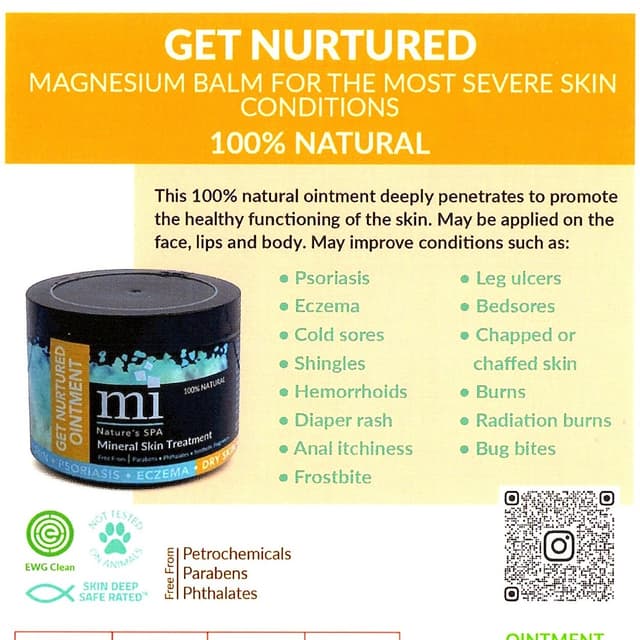 MM Get Nurtured Dead Sea Ointment at Essential Salt Spa in Minnetonka, MN