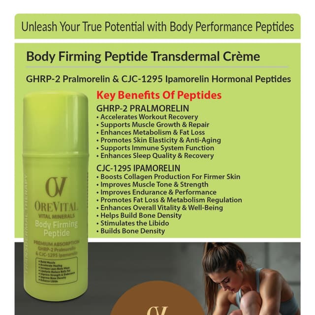 OV Body Firming Peptide at Essential Salt Spa in Minnetonka, MN