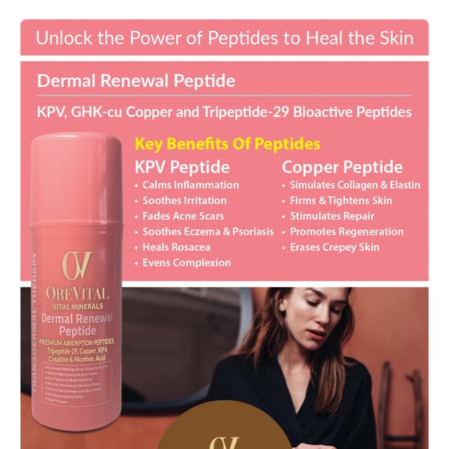 OV Dermal Renewal Peptide at Essential Salt Spa in Minnetonka, MN